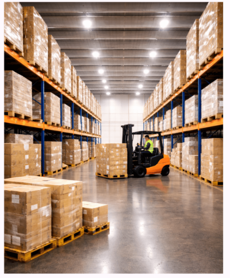 HRS Global LLC warehouse storage and logistics operation