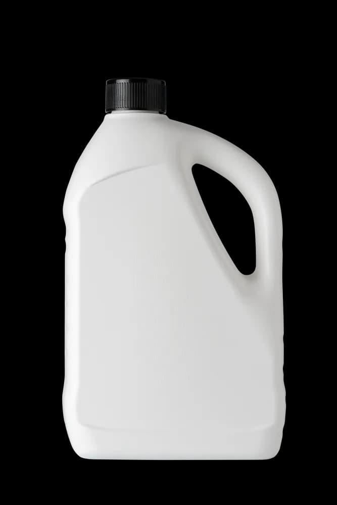 Unlabeled pelican pour jug, white · angled handle